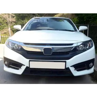Coperture per fendinebbia OmsaLine (2 pz, acciaio inox) Honda Civic Sedan X 2016-2021 foto 3