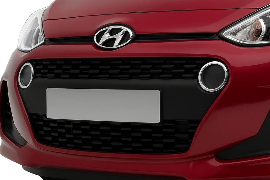Hyundai I-10 2017-2020 Cornici per luci di posizione (2 pz, acciaio inox) Foto 4