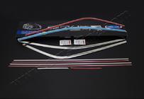 Hyundai I-20 2014-2020 Set completo cornici finestrini (10 pz, acciaio inox) foto 2