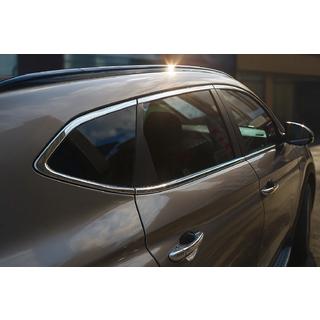 Set completo cornici finestrini (14 pz, acciaio inox) Hyundai Tucson TL 2016-2021 foto 1