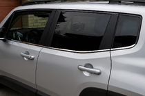 Jeep Renegade 2014- Cornici finestrini acciaio inox (6 pz) foto 1