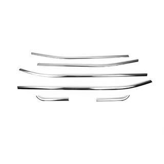 Cornici finestrini acciaio inox (6 pz) foto 2