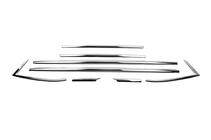 Opel Astra K 2016-2021 Cornici Finestrini Acciaio Inox Inferiore foto 11