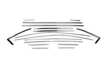 Opel Astra K 2016-2021 Cornici Finestrini Acciaio Inox Inferiore foto 3