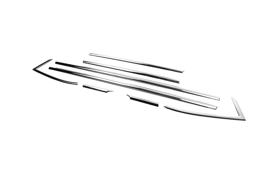 Opel Astra K 2016-2021 Cornici Finestrini Acciaio Inox Superiore Foto 2
