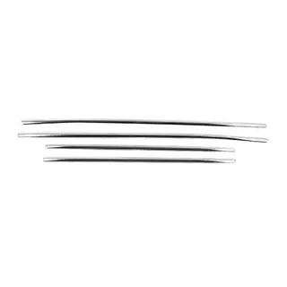 Cornici finestrini acciaio inox (4 pz) foto 2