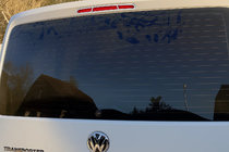 Volkswagen T6 2015-2024 Copertura per riflettore superiore (2 pz, acciaio inox) foto 1