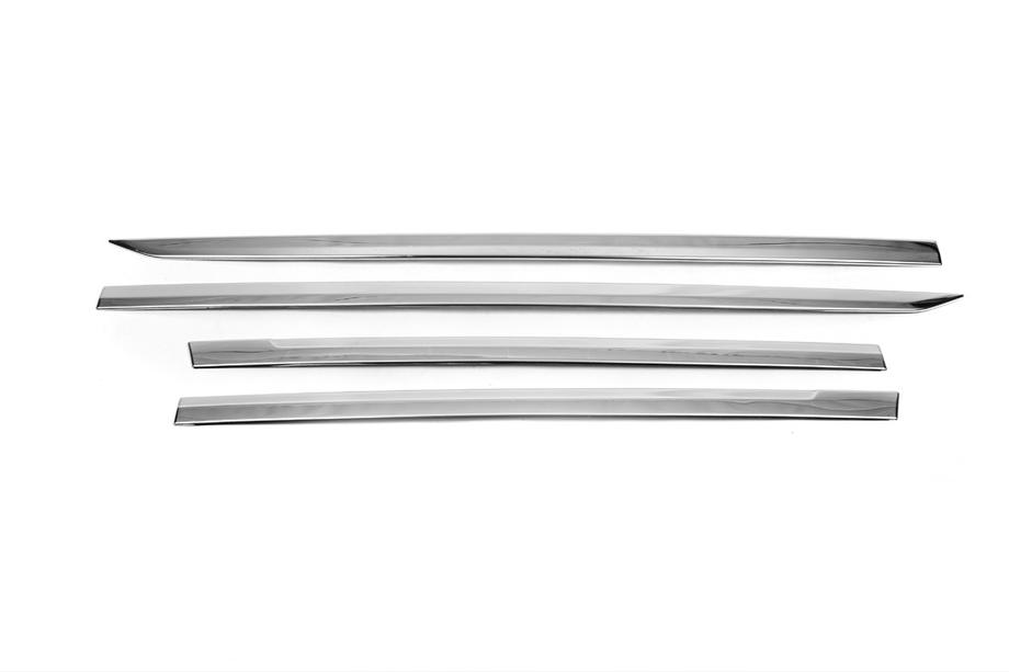 Volkswagen Tiguan 2016-2023 Modanature porte OmsaLine (4 pz, acciaio inox) Image