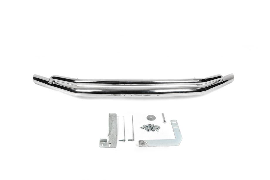 Volkswagen Amarok 2010-2022 Protezione Anteriore Doppia Vegas 2010-2016 Acciaio Inox d70/42 mm Foto 2
