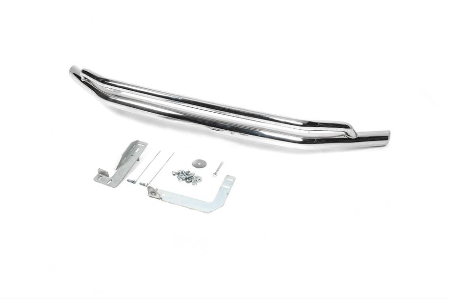 Volkswagen Amarok 2010-2022 Protezione Anteriore Doppia Vegas 2010-2016 Acciaio Inox d70/42 mm Foto 3