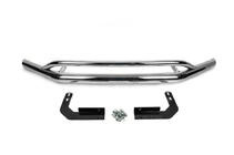 Volkswagen Amarok 2010-2022 Protezione Anteriore Doppia Vegas 2016-2021 Acciaio Inox foto 1