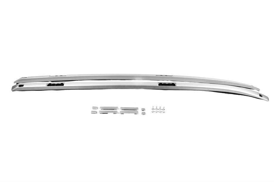 Honda CRV 2012-2016 Corrimano longitudinali integrati sul tetto grigi OEM (plastica ABS, montaggio a bulloni) Foto 5