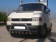 Volkswagen T4 Transporter 1990-2003 Protezione Anteriore WT003 60mm Acciaio Inox 50mm, con scritta foto 9