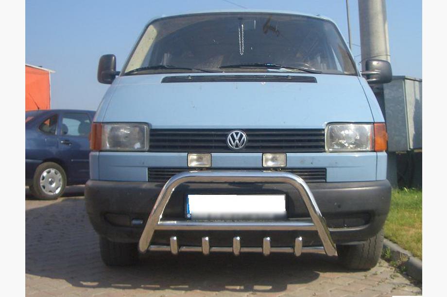 Volkswagen T4 Transporter 1990-2003 Protezione Anteriore WT003 60mm Acciaio Inox 60mm, senza scritta Foto 8