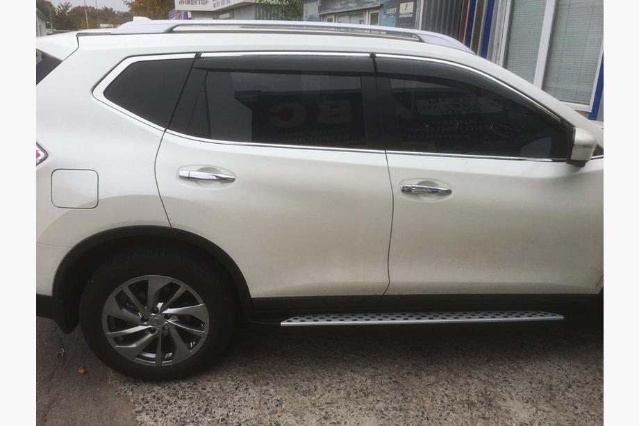 Nissan X-trail T32/Rogue 2014-2021 Barre longitudinali sul tetto design originale (Grigio) Foto 2