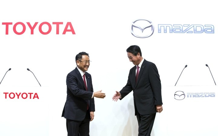 Toyota e Mazda prevede lo sviluppo congiunto di veicoli elettrici