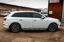 Audi Q7 2015–2026 Pedane Laterali OEM V1 (2 pz, Alluminio) foto 3