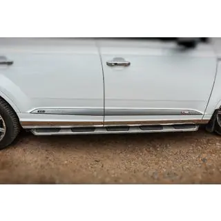 Pedane Laterali OEM V1 (2 pz, Alluminio) Audi Q7 2015–2026 foto 4