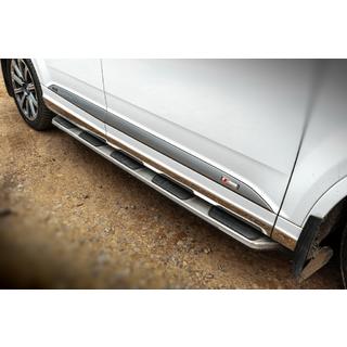 Pedane Laterali OEM V1 (2 pz, Alluminio) Audi Q7 2015–2026 foto 1