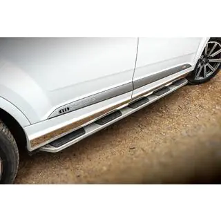 Pedane Laterali OEM V1 (2 pz, Alluminio) Audi Q7 2015–2026 foto 2