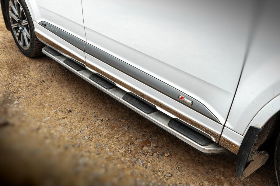 Audi Q7 2015–2026 Pedane Laterali OEM V1 (2 pz, Alluminio) Image