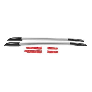 Corrimano longitudinali tetto originali grigi (alluminio, fissaggio con biadesivo) Nissan Qashqai 2007-2010 foto 1
