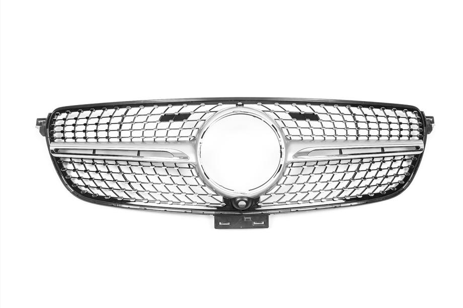 Mercedes GLE coupe C292 2015-2019 Griglia anteriore tuning (Diamond Silver) Senza telecamera Foto 5