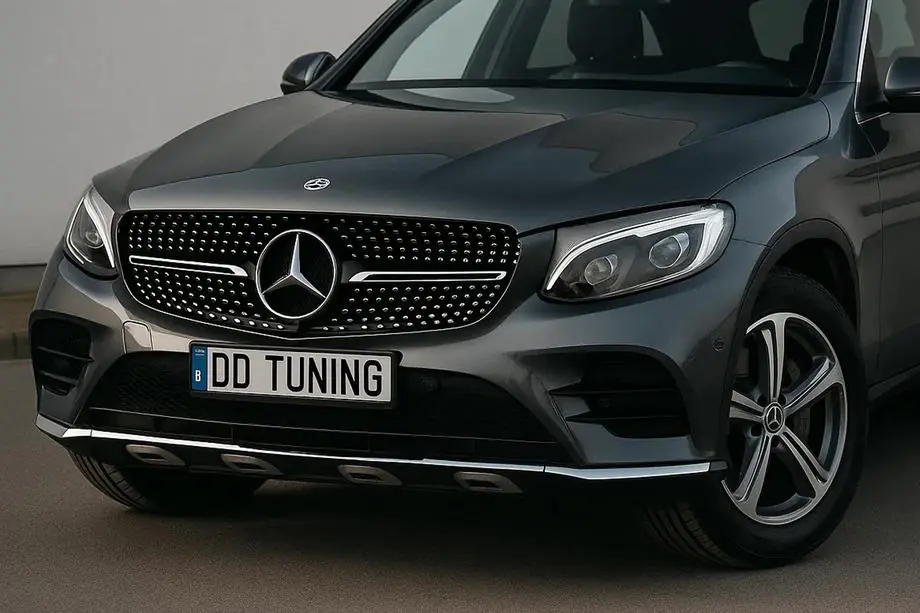 Mercedes GLC X253 2015-2022 Griglia Anteriore Diamond Black (2015-2019) Foto 1