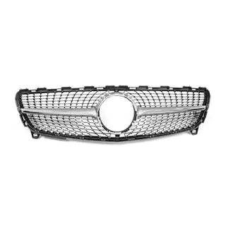 Griglia Anteriore Diamond Silver (2015-2018) Mercedes A-class W176 2012-2018 foto 4