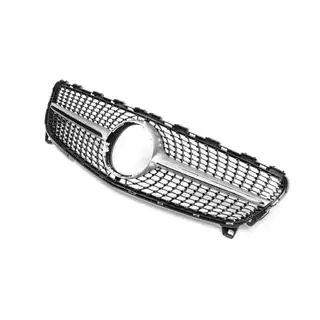 Griglia Anteriore Diamond Silver (2015-2018) Mercedes A-class W176 2012-2018 foto 3