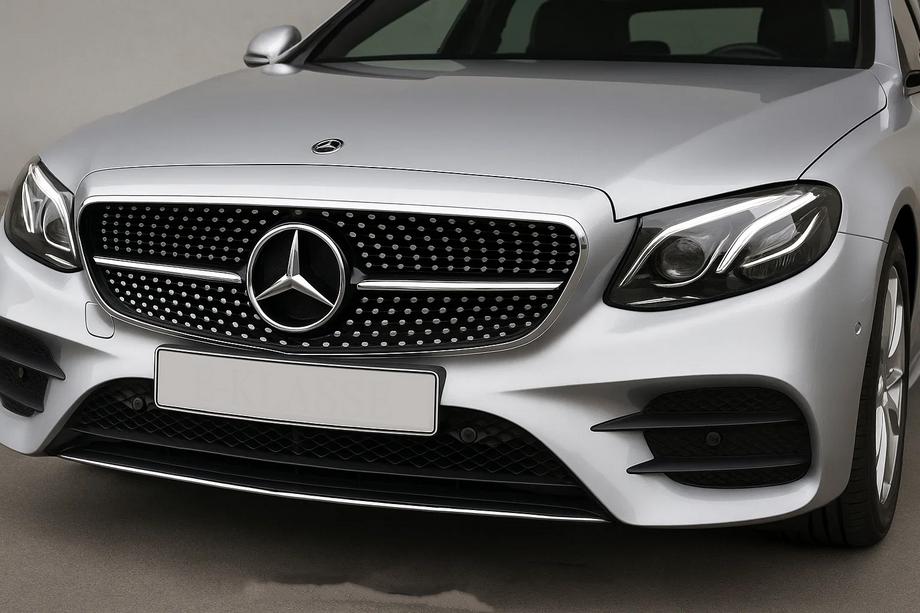 Mercedes E-сlass W213 2016-2023 Griglia Anteriore Diamond Black (per Avantgarde/AMG-Line/E43 AMG/E53 AMG 2016-2020) Image