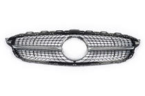Mercedes C-class W205 2014-2021 Griglia Anteriore Diamond Silver (per Avantgarde/AMG-Line/C43 AMG) 2014-2018, senza telecamera foto 10