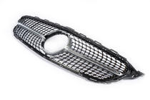 Mercedes C-class W205 2014-2021 Griglia Anteriore Diamond Silver (per Avantgarde/AMG-Line/C43 AMG) 2014-2018, senza telecamera foto 9