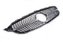 Mercedes C-class W205 2014-2021 Griglia Anteriore Diamond Silver (per Avantgarde/AMG-Line/C43 AMG) 2014-2018, senza telecamera foto 12
