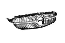 Mercedes C-class W205 2014-2021 Griglia Anteriore Diamond Silver (per Avantgarde/AMG-Line/C43 AMG) 2014-2018, senza telecamera foto 15