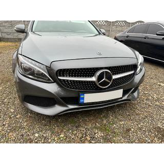 Griglia Anteriore Diamond Silver (per Avantgarde/AMG-Line/C43 AMG) Mercedes C-сlass W205 2014-2021 foto 2
