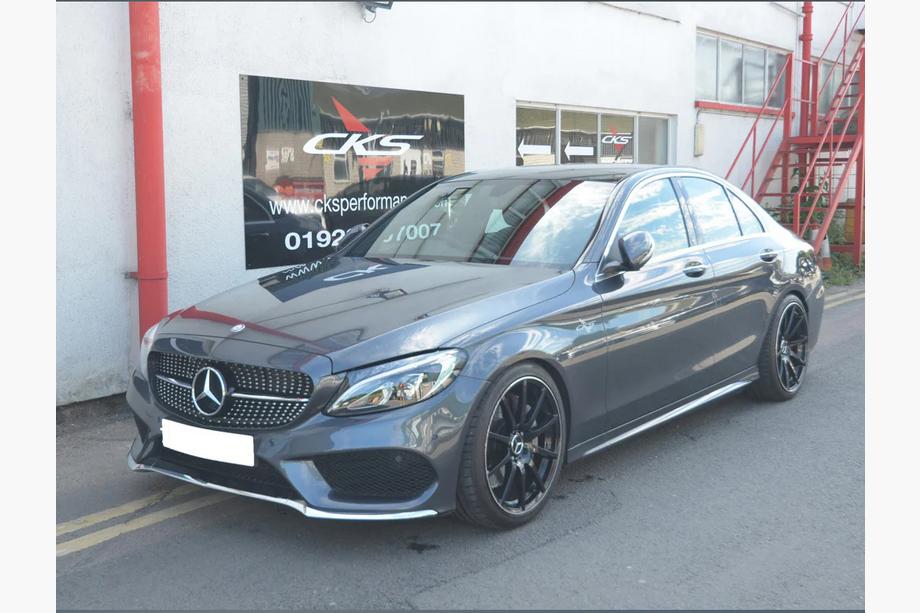 Mercedes C-class W205 2014-2021 Griglia Anteriore Diamond Silver (per Avantgarde/AMG-Line/C43 AMG) 2014-2018, con telecamera Foto 18