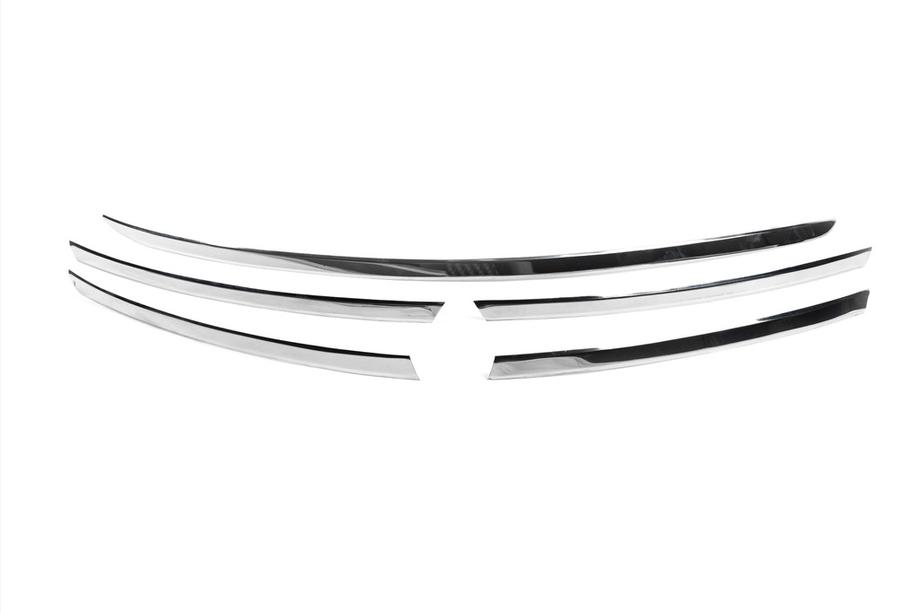 Mercedes ML W164 2005-2011 Copri griglia cromati (5 pz, acciaio inox) Foto 2