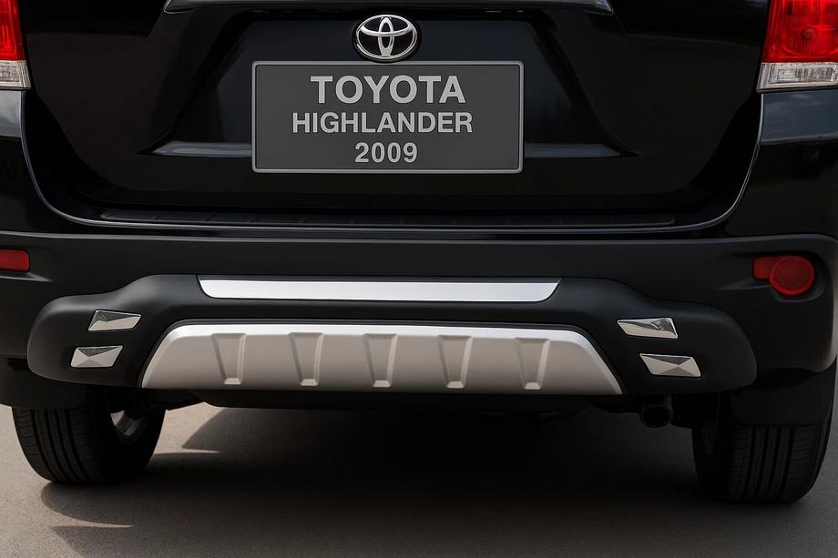 Toyota Highlander 2008-2013 Estensione Paraurti Posteriore (2008-2010) Image
