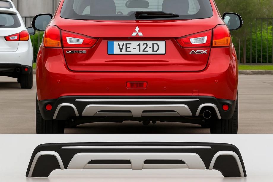 Mitsubishi ASX 2010-2023 Estensione Paraurti Posteriore (2013-2015) Image