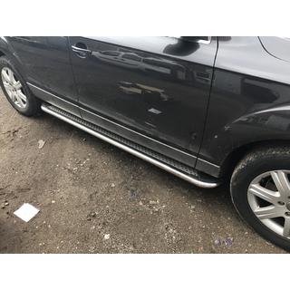 Pedane Laterali Maydos V2 (2 pz, Alluminio e Acciaio Inox) Audi Q7 2005-2015 foto 2