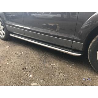 Pedane Laterali Maydos V2 (2 pz, Alluminio e Acciaio Inox) Audi Q7 2005-2015 foto 3