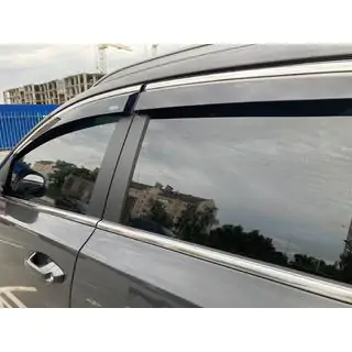 Deflettori Finestrini con Modanatura Cromata (4 pz, Niken) foto 2