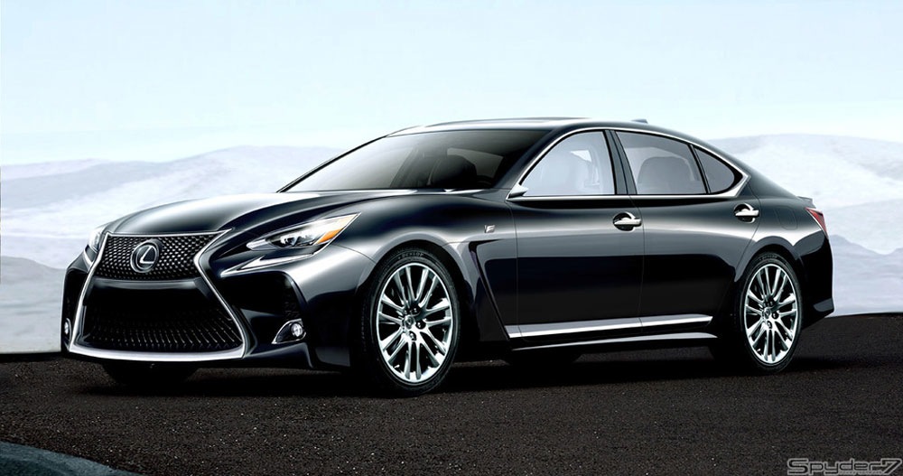 Lexus presenterà la più potente berlina LS