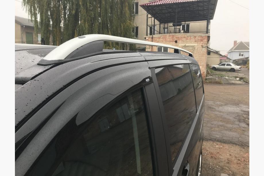 Mercedes Viano 2004-2014 Barre portatutto grigie Skyport (metallo pieno) Passo Lungo (EXTRALONG) Foto 4