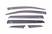 Hyundai Tucson TL 2016-2021 Deflettori Finestrini (6 pz, Perflex) foto 2