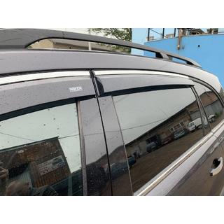 Deflettori finestrini con profilo cromato (4 pz, Niken) Chevrolet Captiva 2006-2019 foto 3