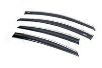 Hyundai Accent 2011-2017 Deflettori Finestrini con Modanatura Cromata SD (4 pz, Niken) foto 5