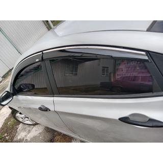 Deflettori Finestrini con Modanatura Cromata SD (4 pz, Niken) foto 3