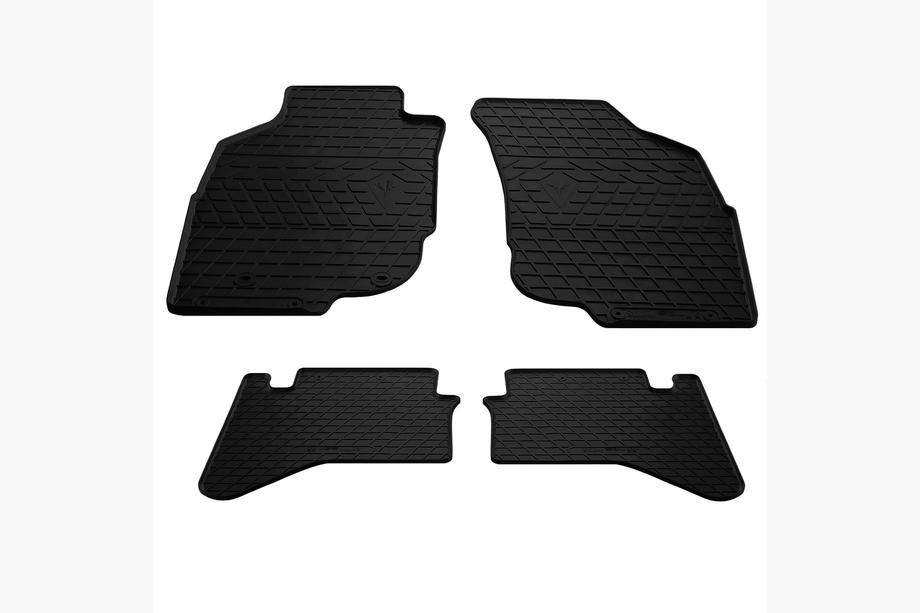 Toyota Hilux 2006-2015 Tappetini in gomma (4 pz, Stingray Premium) Image